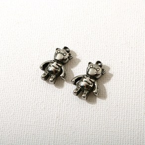 비즈아이 [8-116-04]써지컬스틸 펜던트 원숭이곰 12x17mm 1개