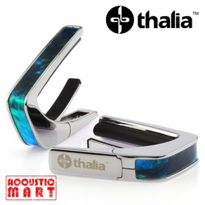 Thalia 탈리아 카포 크롬 Capo with Teal Angel Wing Inlay / Chome CC200, 1개