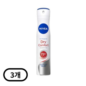 니베아 드라이 콤포트 데오드란트, 200ml, 3개