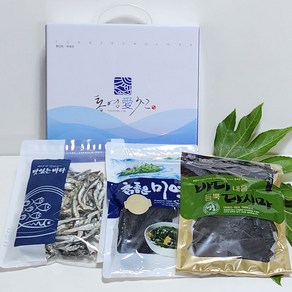 통영애찬 실속 멸치선물세트 1호(대멸치100g/미역40g/다시마80g), 1개