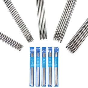 [1+1] 3.5mm 5개입 2.5mm 뜨개질 양쪽 3mm 대바늘 스텐 4mm 뜨개용품 2mm 스텐바늘 장갑바늘, 2개