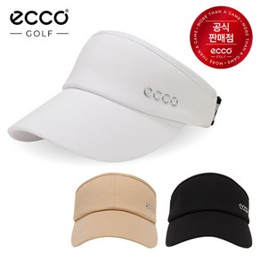 [ECCO] 우먼스 바이저 여성 골프 썬캡 EB2S142, 00101F 화이트 fee, 상세 설명 참조