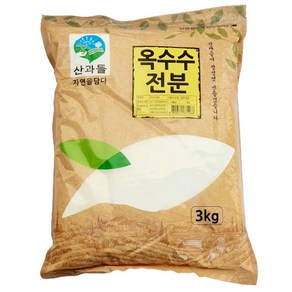 산과들 옥수수전분99% (옵션), 3kg, 1개