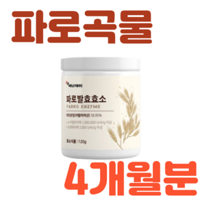 파로곡물 파로 발효 효소 파로효소분말, 2개, 120g