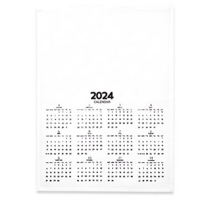 두두엠 패브릭 컬러링 달력 2025년(무지), 1개, 단품