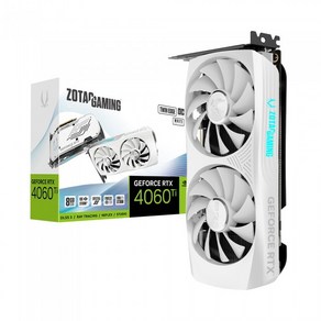 TAC 조텍 GAMING 지포스 X 4060 Ti TWIN Edge OC D6 8GB White