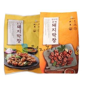 달구지막창 초벌돼지막창 500g+훈제돼지막창 500g / 달구지푸드, 1개