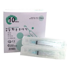 성심 일회용주사기 10ml 18Gx38mm 100개입, 1개