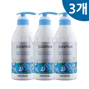 풀라무 EM 헤어 데일리 샴푸 500ml, 3개