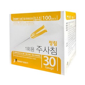 정림 1회용 멸균 메조테라피 주사침 30G 4mm 100개입, 1개