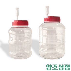 양조상점 막걸리 발효통 PET 발효조 10L 15L 에어락 맥주 발효통, 2번 15L발효조, 1개