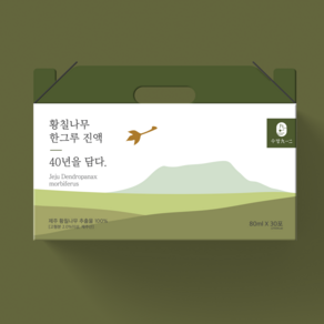 [수망912] 40년 제주 황칠나무 진액 30포, 2.4L, 1개