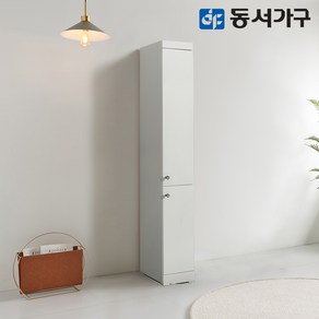 동서가구 토모 300 2단 도어 슬림장 DF630924