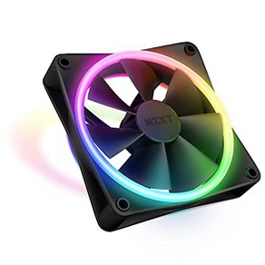 NZXT F120 RGB DUO [Black] PC케이스팬 RF-D12SF-B1 FN1826, Black, 1개