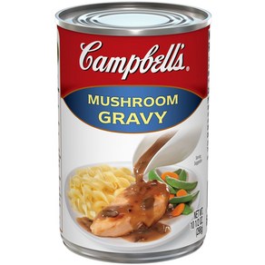 Campbell's Gravy Mushroom 10.5 oz 캠벨 그레이비 버섯 10.5온스