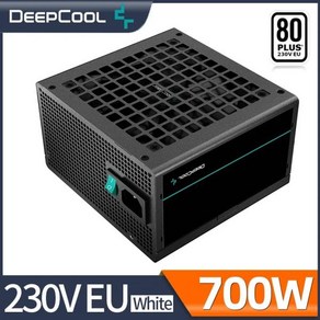 Deepcool PC 게임용 전원 공급 장치 조용한 데스크탑 컴퓨터 유닛 24 핀 12V ATX PSU PF700 Max 80 Plus 50, EU(한국 호환) 플러그, 400W