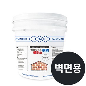 외벽누수 파워방수코트플러스 투명 벽면용 방수제 9kg, 1개