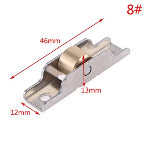 스테인레스 스틸 창문 도르래 슬라이딩 문짝 롤러 러너 휠 트랙 도르래 1PC, 8