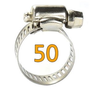 윈(WIN) 스텐호스밴드 50mm 호스클램프 반도 배관연결밴드, 1개