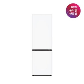[LG전자] 일반냉장고 오브제컬렉션 모던엣지 344L [크림 화이트/Q343MHHF33], Q343MHHF33