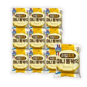 리얼치즈 미니롤케익 끼리크림치즈 25gX10, 10개, 25g