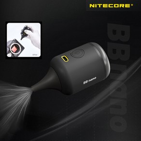 [CY] NITECORE BB NANO 전동 에어 블로워 에어건 카메라클리닝 먼지제거 미니청소기 알루미늄재질 2.6kpa 99g초경량디자인 최신출시, 블랙