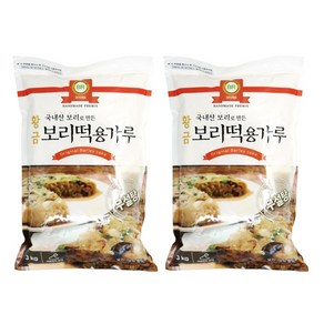 무설탕 보리떡용가루 3kg, 2개