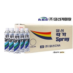 일신 락카 스프레이 1박스 40개입, 은색, 420ml, 40개