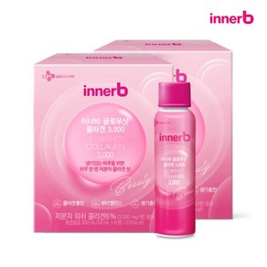 CJ제일제당 이너비 글로우샷 콜라겐 음료, 50ml, 12개