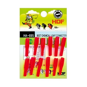 해동 케미꽂이 HA-695 케미 고무 3mm 4mm, 주황, 1개