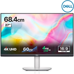 델 4K UHD 모니터, 68.4cm, S2722QC