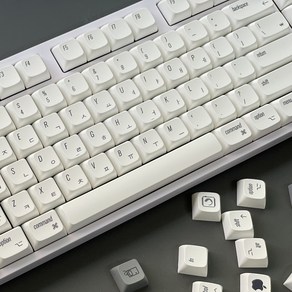 한글 맥용 키캡 XDA PBT 염료승화 사과 키캡