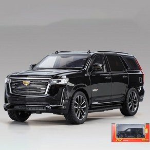 캐딜락 에스컬레이드 ESV 5세대 SUV 1대24 1:24 자동차 미니카 모형 다이캐스트 꿈꾸는다락방, 블랙, 1개