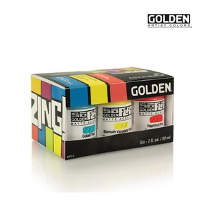 골든 Golden SoFlat Zing Set 60ml 6색 아크릴물감 세트