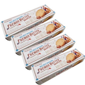 피코크 씨솔트 카라멜 프렌치 버터쿠키, 4세트, 150g