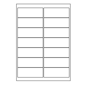 오피스라벨 A4 라벨지 14칸(2x7) 100매 흰색 주소용라벨 DM용라벨 우편발송용라벨 우편라벨 폼텍 규격 라벨용지 라벨지