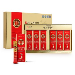 {Gibogam}6년근 고려홍삼정 헬스올데이 10ml x 60포, 600ml, 1개