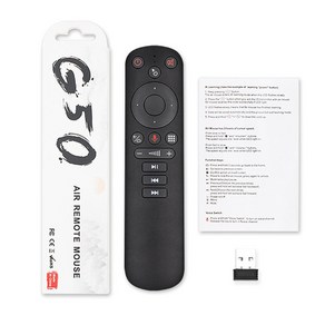 스마트 TV 프로젝터 컴퓨터 용 G50S 음성 리모컨 2.4G 무선 에어 마우스 자이로 스코프 컨트롤러