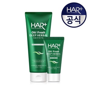 헤어플러스 오프레시 탈모 헤어 두피팩l+오프레시 탈모 샴푸, 210ml, 1개