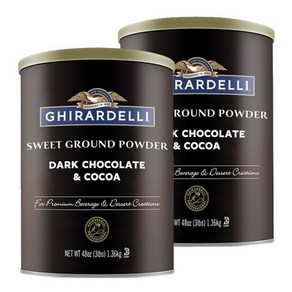 기라델리 미국 스위트 그라운드 다크 초콜렛 코코아 파우더 1.36kg Ghiadelli Chocolate Powde, 2개, 1개입