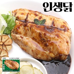 소스담은 통 닭가슴살 흑마늘맛 130g 10팩, 10개