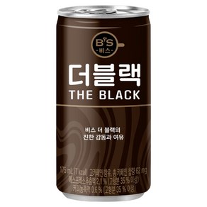 비스 더블랙 아메리카노 캔커피, 90개, 175ml