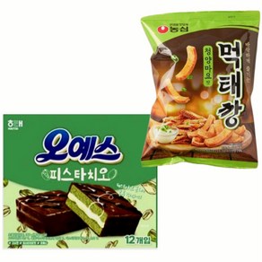 해태 오예스 피스타치오 +농심 먹태깡 청양마요맛, 1개