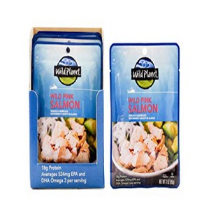 Wild Planet Salmon Wild Pink 3 Oz 3 ounce (Pack of 1) Wild Planet 연어 와일드 핑크 3온스 3온스(1팩), 1개, 85g