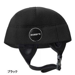 MOBBY'S 모비스 BEANIE 비니 BR 캡 후드 모자 스쿠버 다이빙 해양 스포츠 방한 다이빙 후드, 블랙