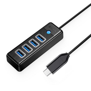 오리코 C타입 4포트 USB 허브 USB3.0 5Gbps PW4U-C3