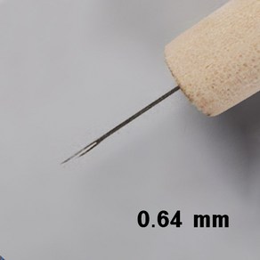 돌모아 구체관절인형 만들기 커스텀돌 제작 Gold HAIR ROOTING TOOL (식모 바늘) - Ver.Micro (0.64mm)