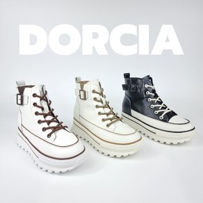 [도르시아] DORCIA 깔끔한 밴딩끈 하이탑 캐쥬얼워커 DR001P