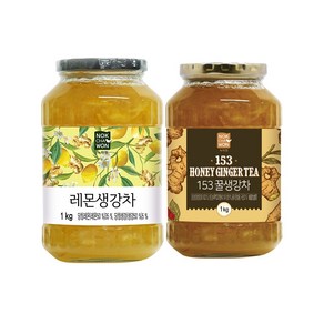 [녹차원] 생강을 가득 담은 꿀생강차 1kg 레몬생강차 1kg 중 택 1, 1개입, 2개