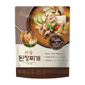 아워홈 차돌 된장찌개 300g, 10개